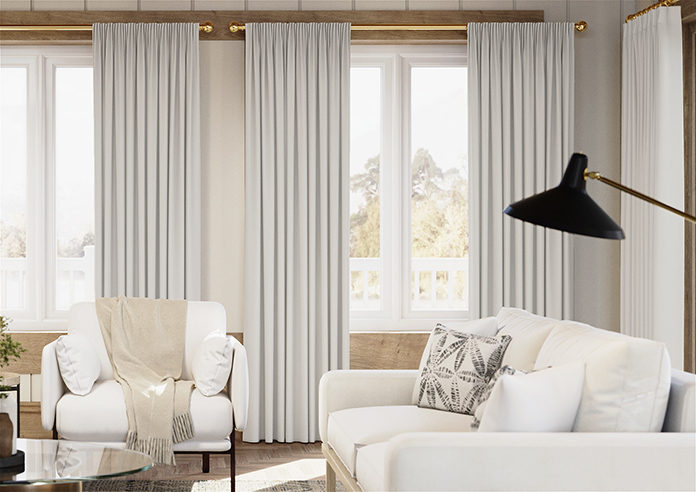 Panama, White - Made to Measure Curtains - Image 3